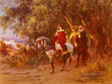The Return Arabic Frederick Arthur Bridgman Oil Paintings